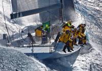 Bryon Ehrhart's TP52 Lucky in the 2010 Rolex Middle Sea Race. Photo: Rolex/Kurt Arrigo