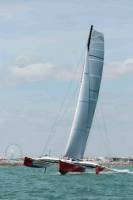 Alain Delhumeau's Pulsar 50, Rayon Vert.