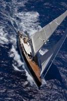 Sailing Yacht P2 of 38 metres at the Saint Barths Bucket Super Yacht Regatta