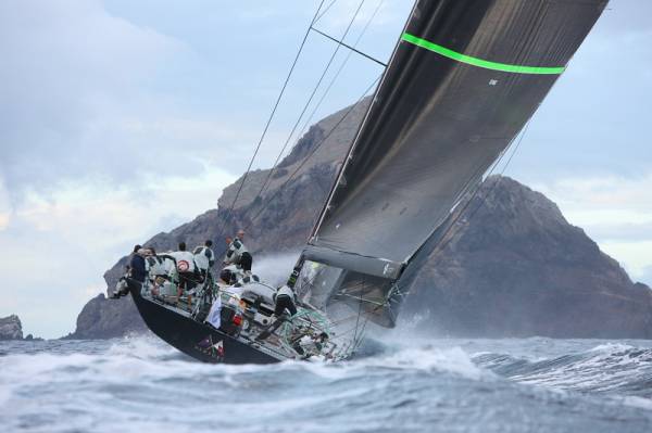 Overall runner-up in two editions of the RORC Caribbean 600. Hap Fauth's Maxi 72, Bella Mente (USA), aim to make it third time lucky. Photo: RORC/Tim Wright photoaction.com