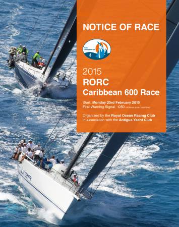 2015 RORC Caribbean 600 Notice of Race