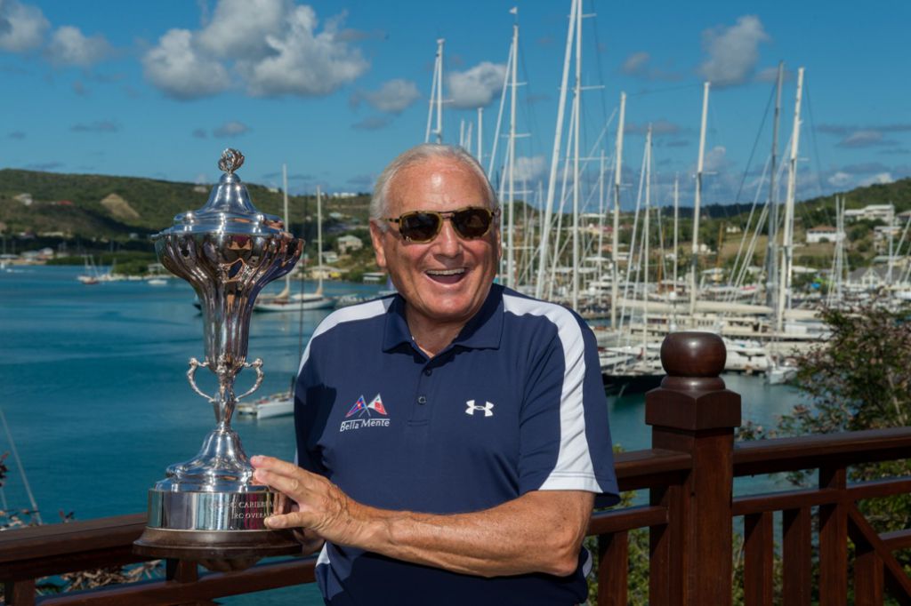 Hap Fauth receives the RORC Caribbean 600 Trophy - Photo RORC/Ted Martin