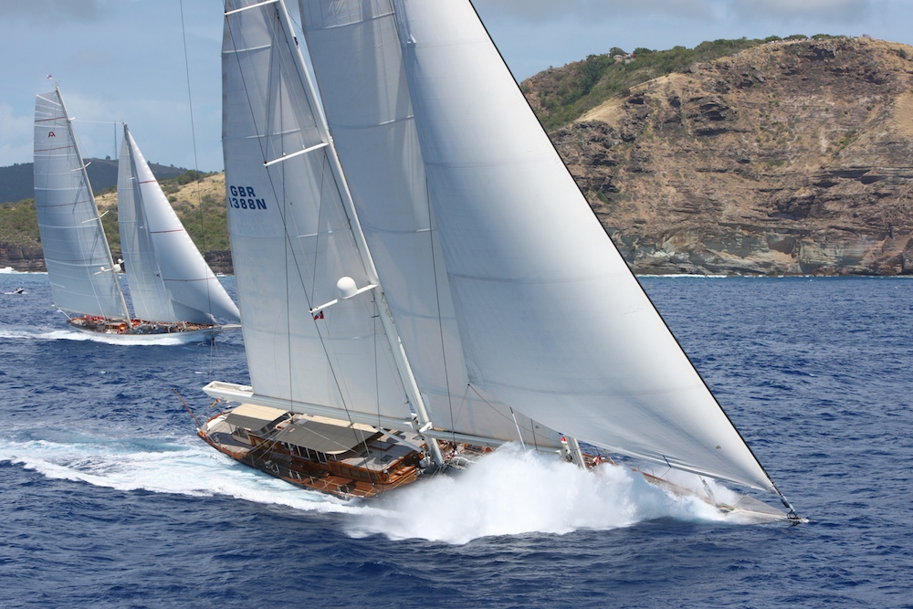 Athos and Adela at the start of the 2015 RORC Caribbean 600 © Tim Wright/Photoaction.com 