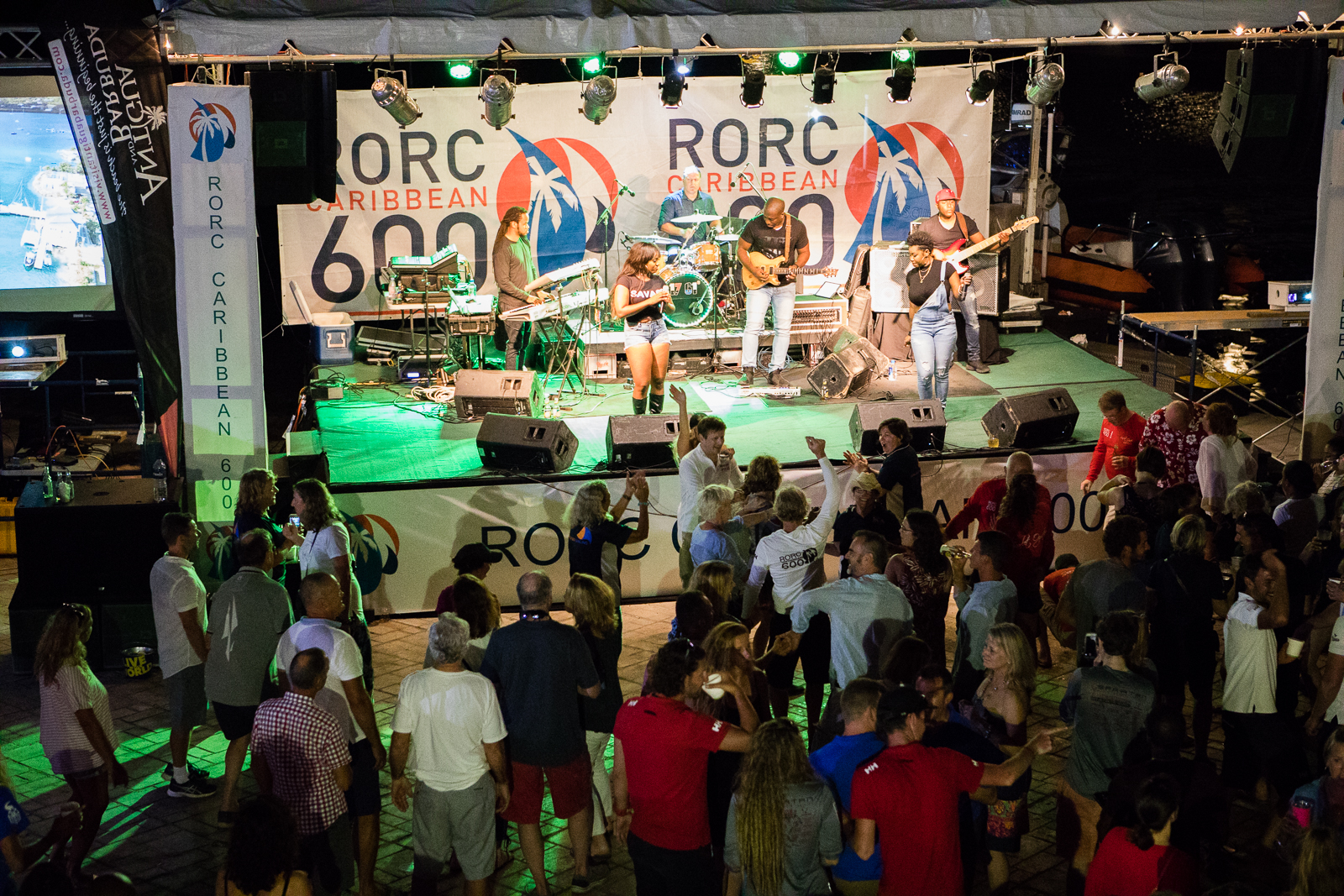 1761 band made sure that the RORC Caribbean 600 Welcome Party went with a swing © RORC/Arthur Daniel 