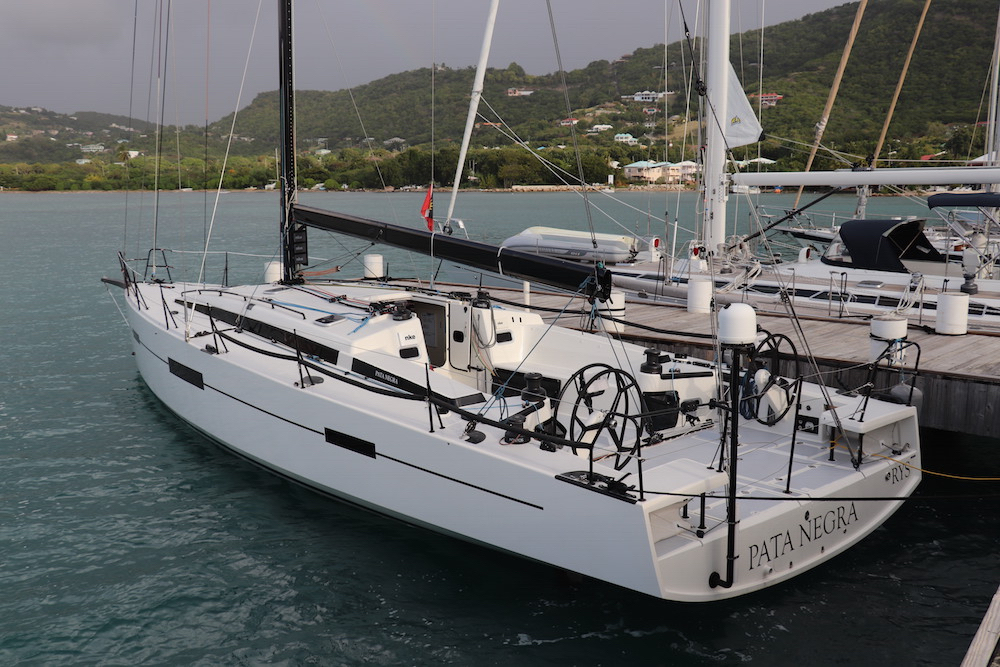 Andy Lis is in Antigua preparing Giles Redpath's British Lombard 46 Pata Negra for the start of the 12th RORC Caribbean 600 © Louay Habib