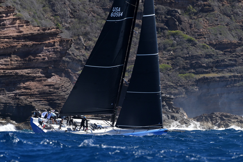 Chris Sheahan’s Pac52 Warrior Won showed great pace throughout and is currently leading the race overall after IRC time correction © Rick Tomlinson/https://www.rick-tomlinson.com