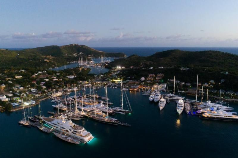 Yachts from around the world gather for the the start of the 11th RORC Caribbean 600 in Antigua  © Tim Wright/Photoaction.com