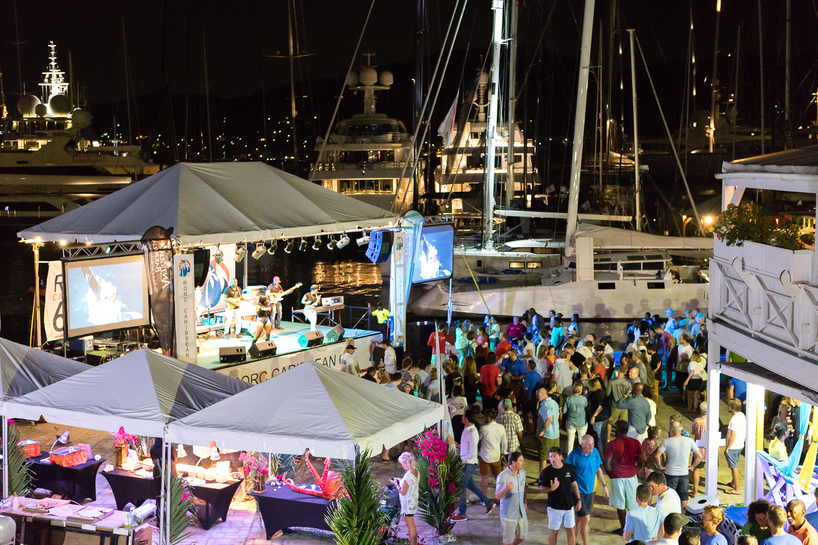 Guests enjoyed the RORC Caribbean 600 Welcome Party at Antigua Yacht Club © RORC/Arthur Daniel 