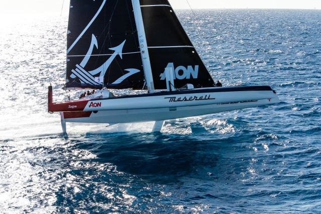 VIDEO: Multihull record and line honours for Maserati