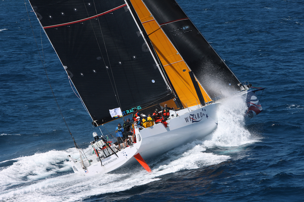 Top shot: Volvo 70 Wizard (USA) has won the 2019 RORC Caribbean 600 Trophy, scoring the best corrected time under IRC © Tim Wright/Photoaction.com
