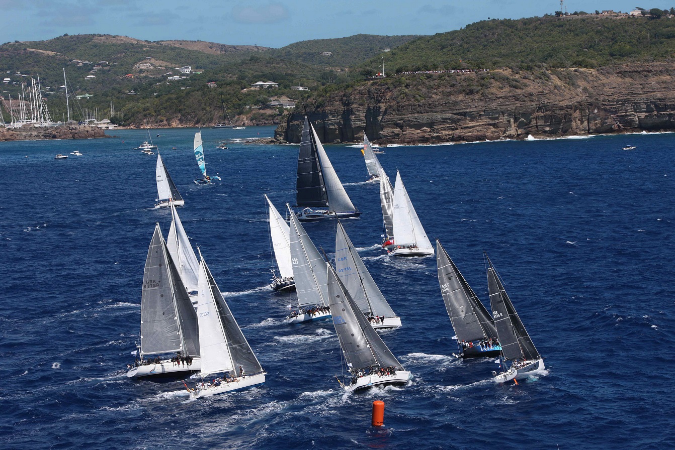 The 2020 RORC Caribbean 600 starts from Antigua in just over a month's time. Once again it will see a highly competitive fleet competing in IRC Two and Three © Tim Wright/Photoaction.com