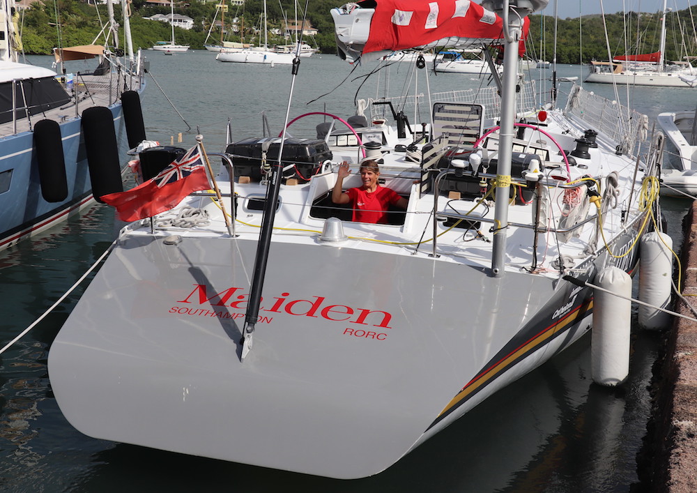 Liz Wardley will skipper Tracey Edwards' Farr 58 Maiden which will be racing for the first time since the '89-'90 Whitbread Round the World Race © Louay Habib 