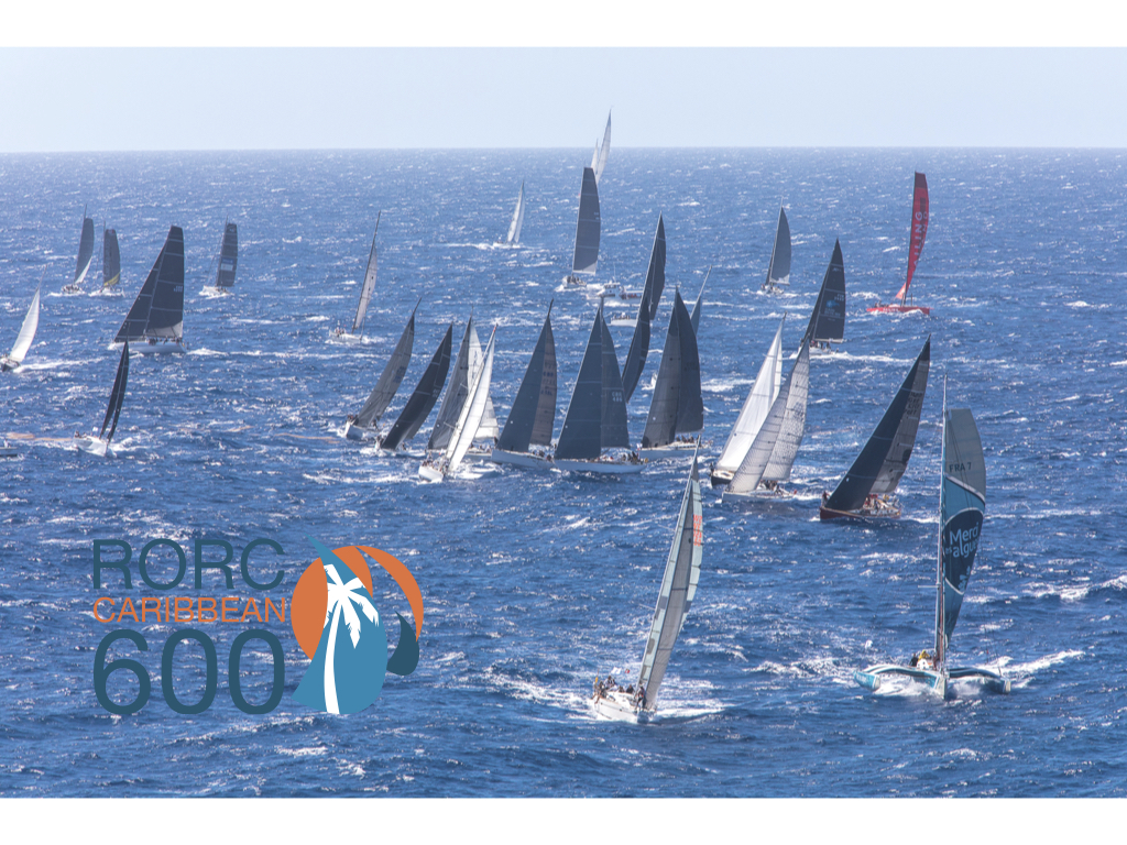 Over 70 boats will be making their way to the startline this year for the 12th edition of the RORC Caribbean 600. Follow the start live on RORC Facebook, track the fleet and check out the website http://caribbean600.rorc.org/ for the Live Blog, news, photos and video from the race course, as well as on RORC social media © Arthur Daniel