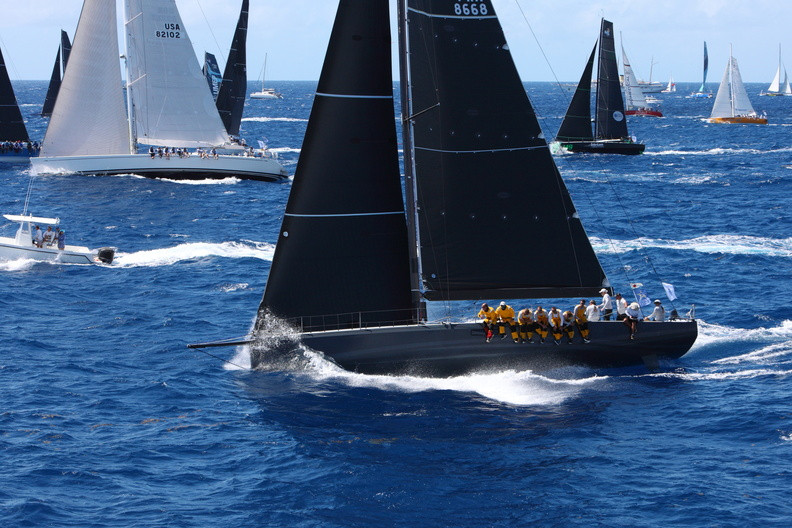 A huge variety of raceboats will be racing under the IRC Rating Rule to decide class and the overall winner of the inaugural Nelson’s Cup Series.  Shown here - Eric de Turckheim's NMD54 Teasing Machine © Tim Wright/Photoaction.com