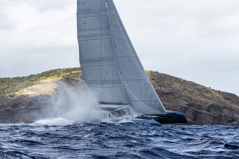 Gunboat 68 Tosca (USA) skippered by Alex Thomson has won the MOCRA Class after time correction © Arthur Daniel/RORC